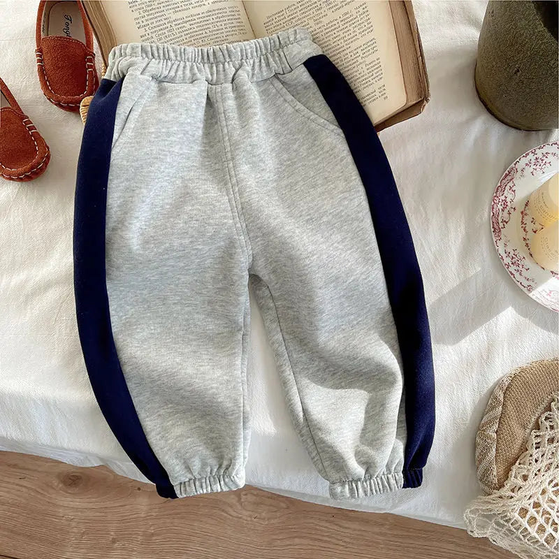 New Boys Clothing Children Cotton Letter Set Spring Fall Kids Girls Long Sleeve Sweatshirt Tops Sport Pants Casual 2Pcs Outfits
