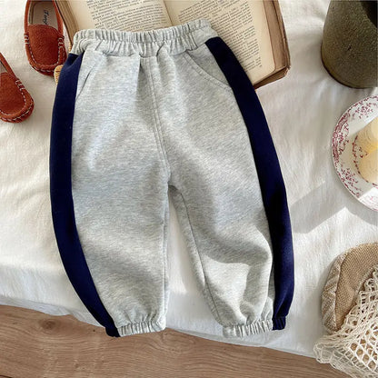New Boys Clothing Children Cotton Letter Set Spring Fall Kids Girls Long Sleeve Sweatshirt Tops Sport Pants Casual 2Pcs Outfits