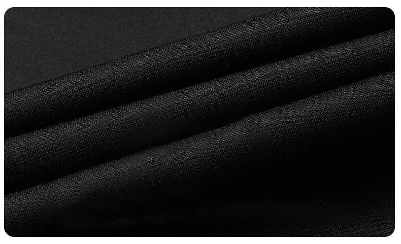High-stretch fabric men's business trousers suitable for all seasons, featuring an elastic waistband and classic office/work for