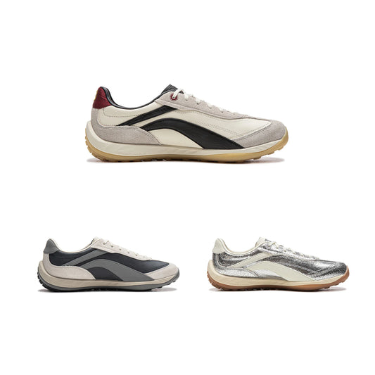 Unisex FEELING FLOW Lifestyle Shoes Cushion Rebound Retro Fashionable Thin Sole LiNing Classic Casual Sneakers AGCW002