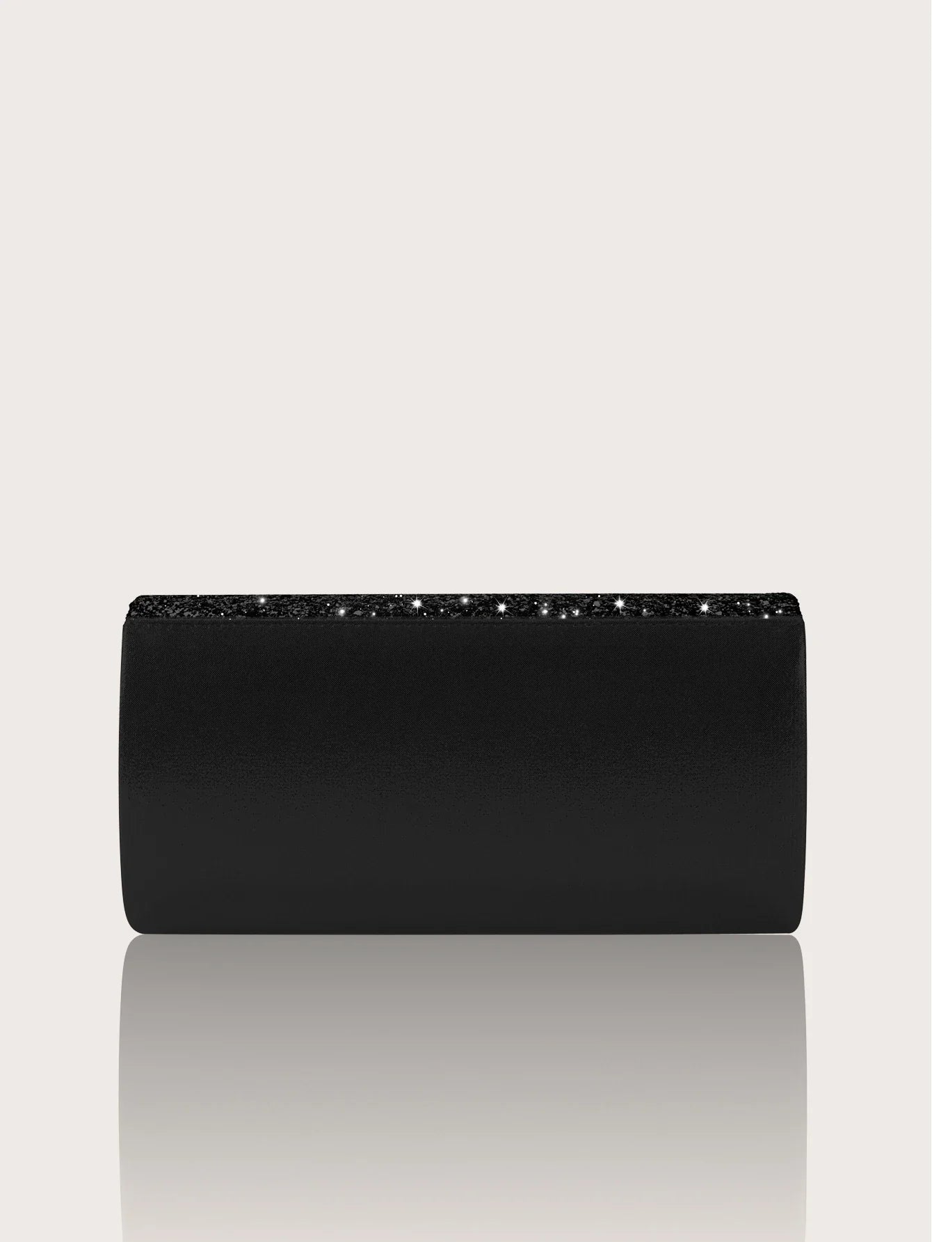 Gorgeous and elegant sparkly women's clutch bag, paired with a gorgeous rhinestone necklace, earrings and bracelet set of four.