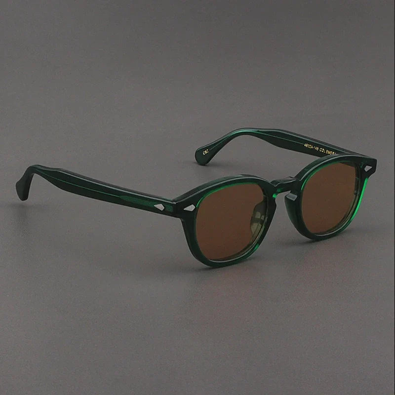 Johnny Depp Polarized Sunglasses Men Women UV400 Lemtosh Sun Glasses Brand Retro Acetate Frame For Male Eyeglasses Eyewear