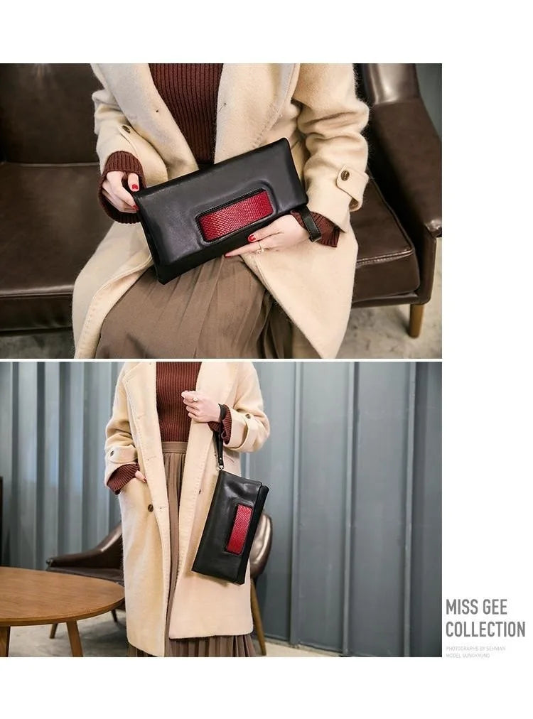 Designer bag clutch party purse bag genuine leather women large big dumplings crimping pillow bag  pouch Cloud Bags