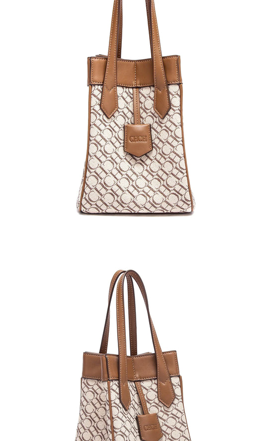Women's Handbag New Retro Cowboy Splicing Magnetic Phone Bag Exquisite and Compact Commuter Women's Bag