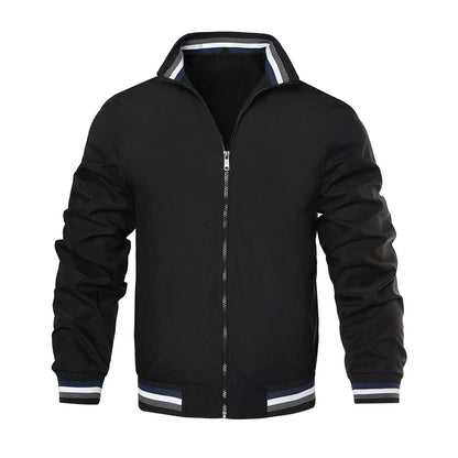 2024 Spring Summer Bomber Jacket Men Black Casual Slim Fit Baseball Mens Jackets New Autumn Fashion High Quality Jackets for Men