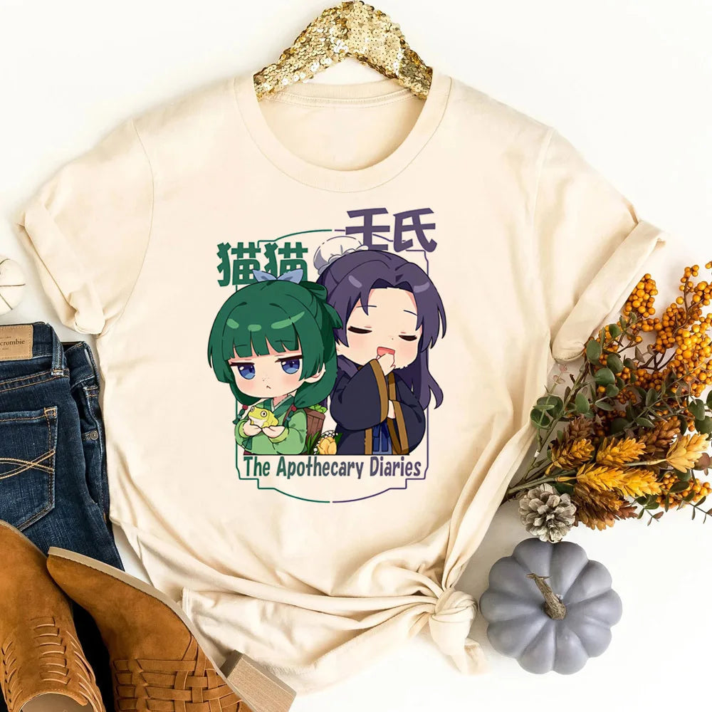Apothecary Diaries tshirt female korean fashion japanese cheap aesthetic vintage t shirt goth 2000s baddie meme scene