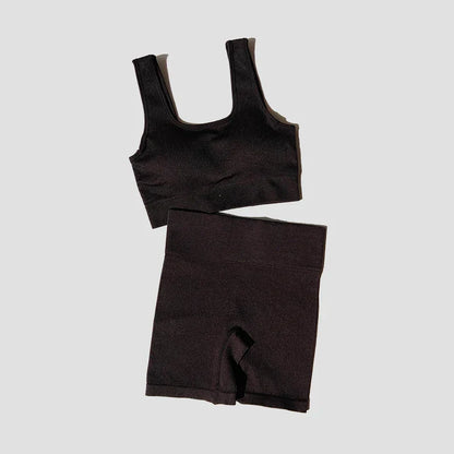 2/4/6PCS Seamless Women Yoga Set Workout Sportswear Fitness Bra Sport Pants Gym Clothing High Waist Leggings Shorts Sports Suits
