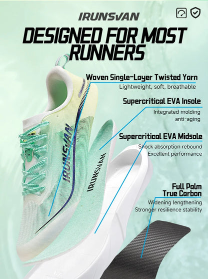 Full Plam Carbon Plate Trail Running Shoes Men 2026 High Quality Trendy Shoes New Ultra-light Running Shoes Sports