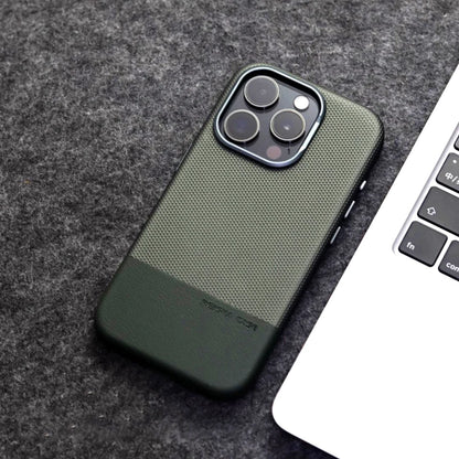 for MagSafe Luxury Business Hit Color Relief Leather Case for IPhone 16 15 14 13 Pro Max Magnetic Wireless Charging Alloy Lens