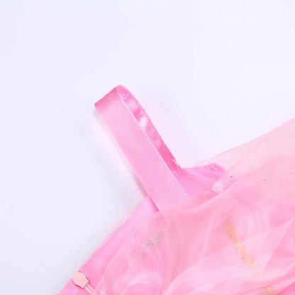 Aurora Dress for Girls Sleeping Beauty Costume Kids Birthday Halloween Party Disguise Dresses Up