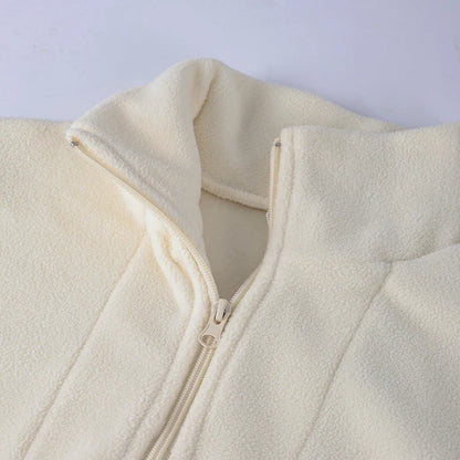 Original Pink Winter Lamb Fleece Hoodie Women Zipper Lapel Pullover флисовая кофта женская кофта женская