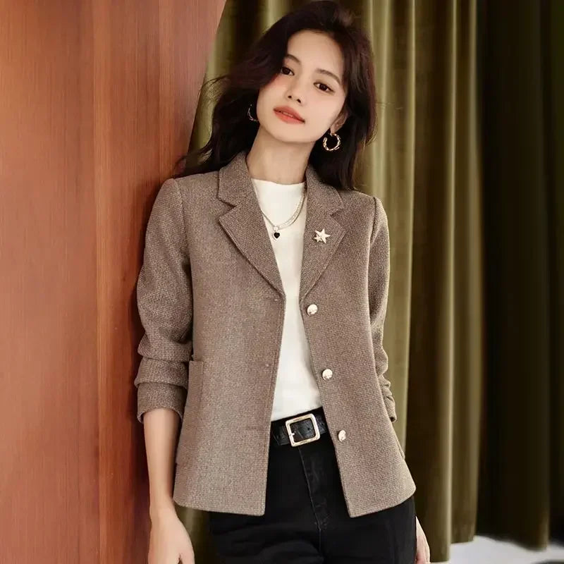 Long Sleeve 2025 New Arrivals Solid Outerwear Casual In Promotion Women's Blazers Korean Fashion Bring Female Coats and Jackets