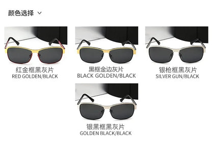Retro Oval UV400 Polarized Sunglasses for Men Women Motorcycle Glasses Anti-Glare Outdoor Adventure Shades 554
