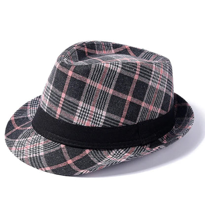 British Style Top Hat European and American New Gentleman Hat Men's Sunshade Jazz Hat Dad Fedoras Bucket Hat Gift