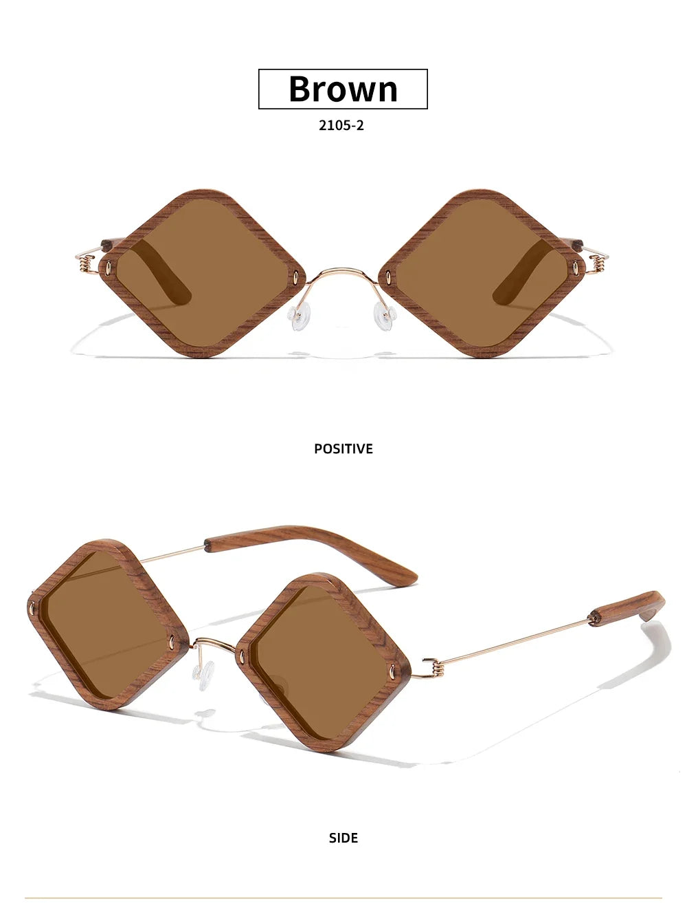 Wooden Aduit Sunglasses Brazilian rosewood Handmade Polarized Glasses Mirror Coating Lenses Eyewear With Gift Box 2105