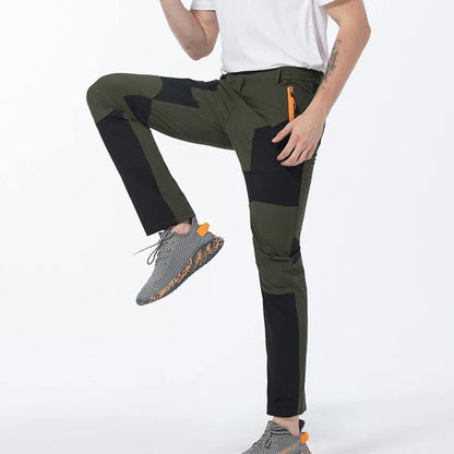 Summer Men Pants Hiking Camping Climbing Fishing Outdoor Trekking Thin Quick Dry Ultra Cool Fabric Trousers Mountain Travel