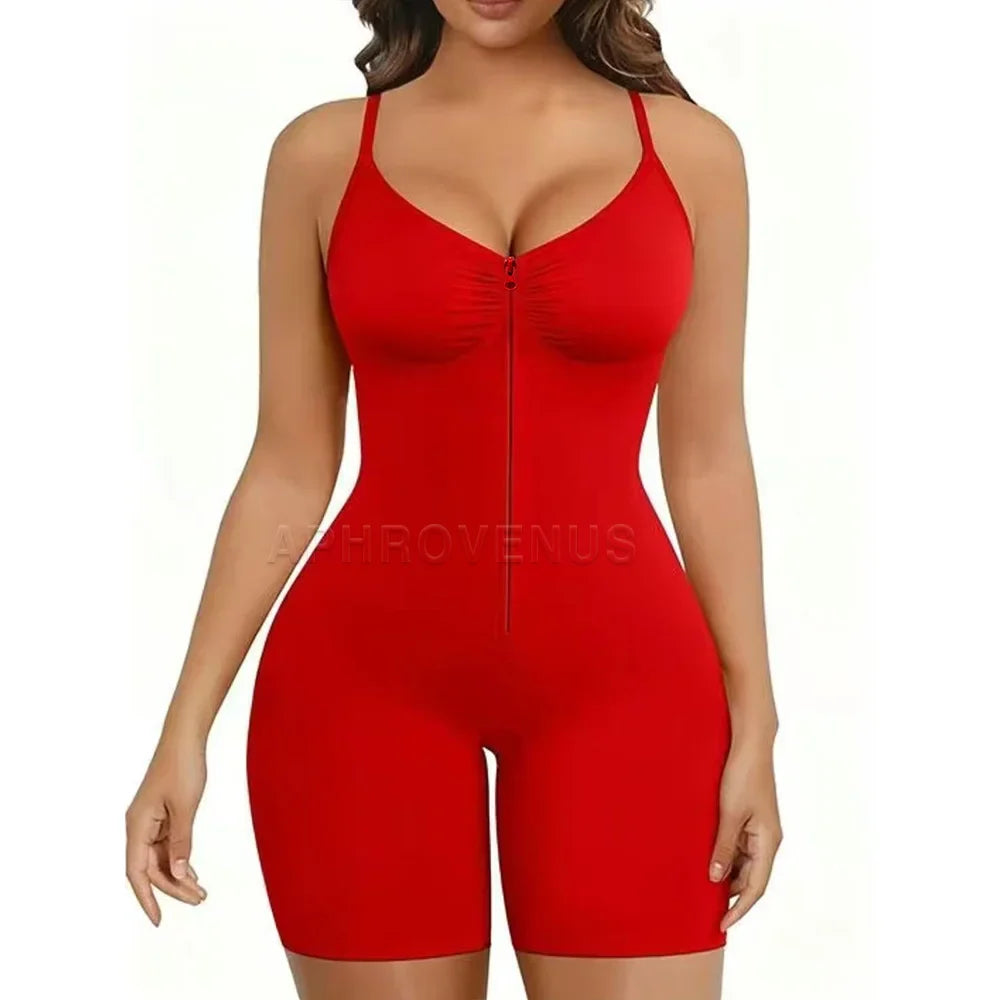 Fajas Colombianas Women Tummy Control Bodysuit Shapewear High Waisted Butt Lift Tights with Adjustable Straps & Breathable Mesh