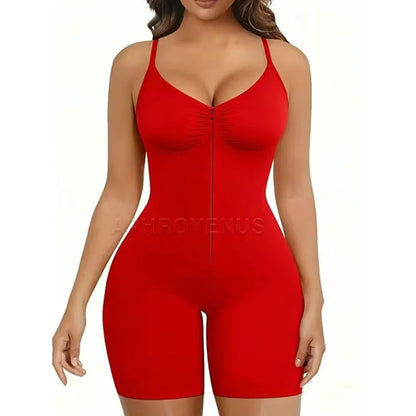 Fajas Colombianas Women Tummy Control Bodysuit Shapewear High Waisted Butt Lift Tights with Adjustable Straps & Breathable Mesh