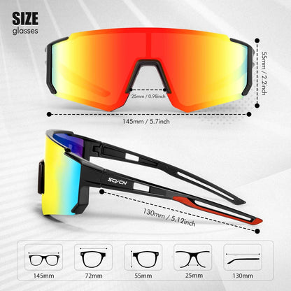 Hiking Eyewear Outdoor Cycling Sunglasses for Women Men MTB Bike Glasses Sports Mountain Climbing Cycling UV400 Goggles