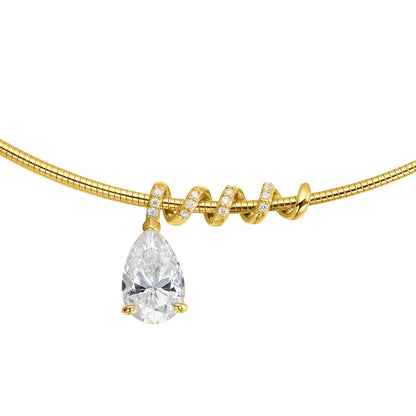 3CT 5CT All Moissanite Necklace for Women DIY Pendant Lab Diamond Couple Gifts 100% Real 925 Sterling Silver Jewelry