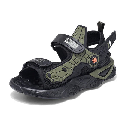 Summer Kids Outdoor Non-Slip Sandals 5-16Years Old Boys Fashion Sport Beach Shoes Breathable Children Casual Walking Sandials