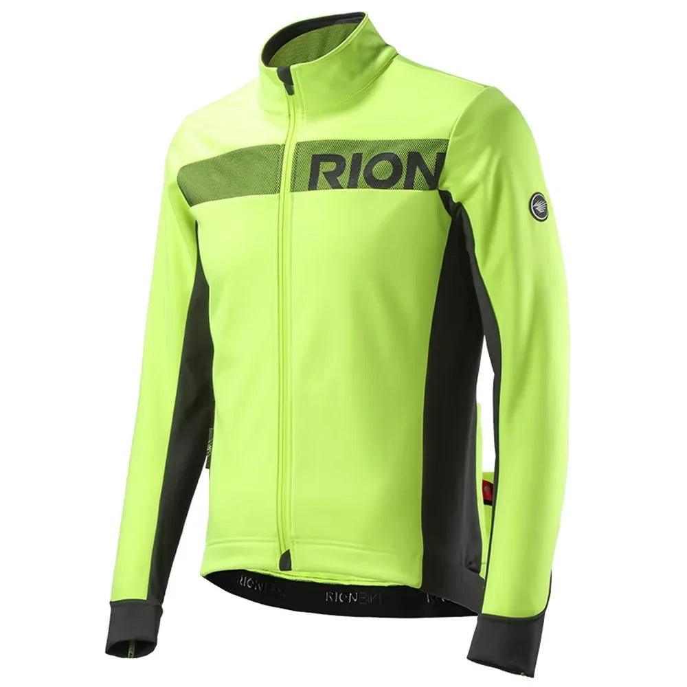 Cycling Jackets Men's Coats Winter Thermal Fleece Windbreaker Waterproof MTB Bicycle Clothing Bike Jacket Motorcycle Riding