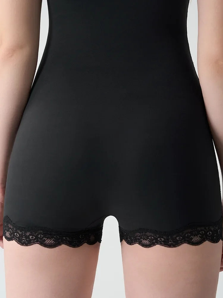 Lace Bodysuit for Women -Adjustable Straps Slim Fit Backless Jumpsuit, Breathable Lifting Seamless Underwear Sexy Lingerie