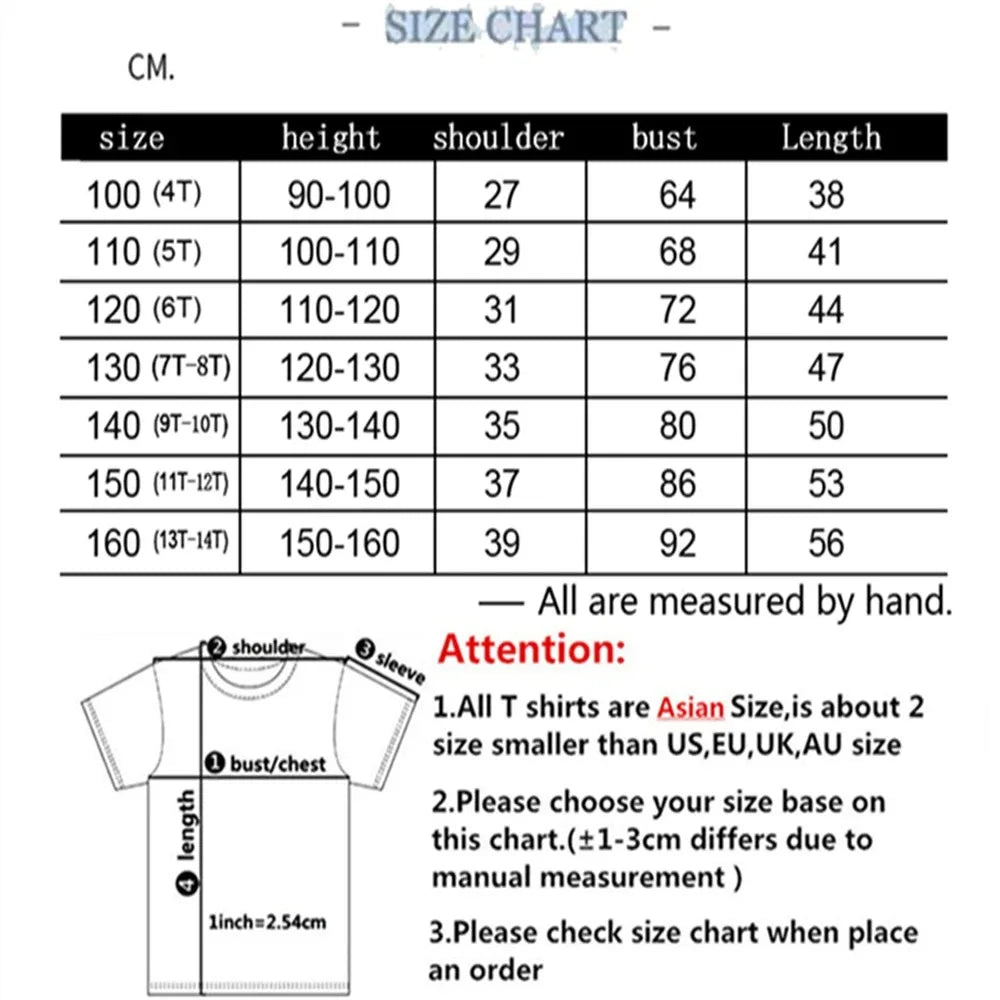 Children's Fashion Summer Clothes Set Loose Fit Cotton Tee + Elastic Waist Shorts for Boys Girls Outdoor Wear