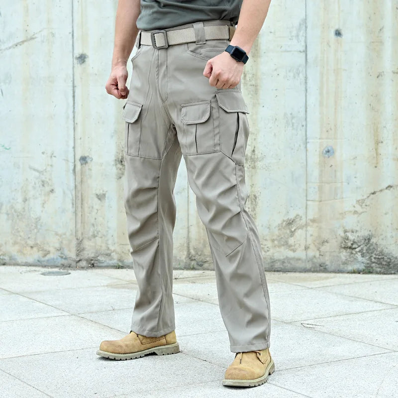 Man Tactical Pants Breathable Multi-Pocket Men's Cargo Pants Casual Outdoor Hiking Fishing Joggers Work Trousers Male Long Pant