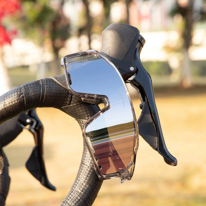 UV400 Cycling Sunglasses Men MTB Sport Glasses Outdoor Hiking Camping Goggles Women Road Bike Bicycle TR90 Frame 2023