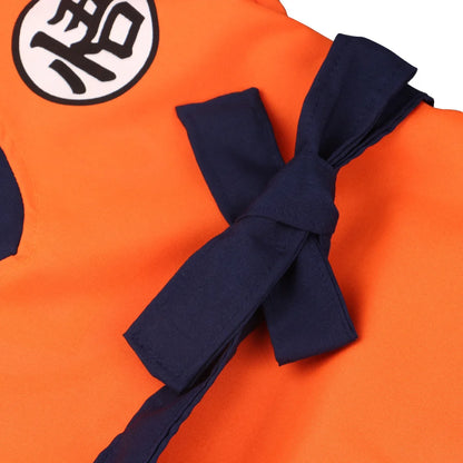Adult Children's Anime Holiday set Son Goku Carnival Halloween Party anime Cosplay costume Top/pants/belt/tail/wrist/wig costume