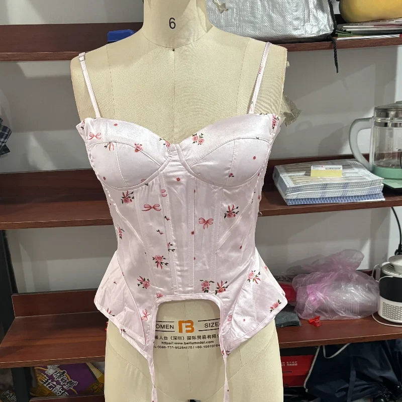 Sexy Lace Patchwork Women Tank Top Club Zippers Sling Deep V-neck Backless Female Vest 2026 Summer Vacation Lady Crop Tops