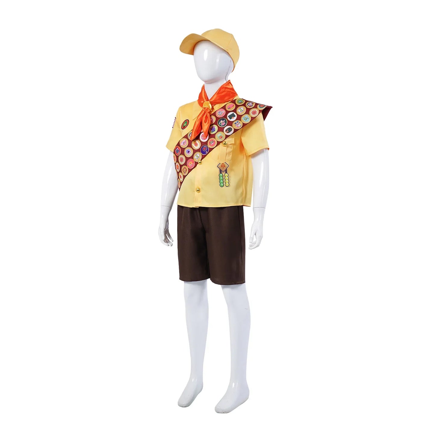 Up Cosplay Costume, Little Boy Russell, Little Explorer, Anime Movie Character Performance Costume, Cosplay Costume Russell