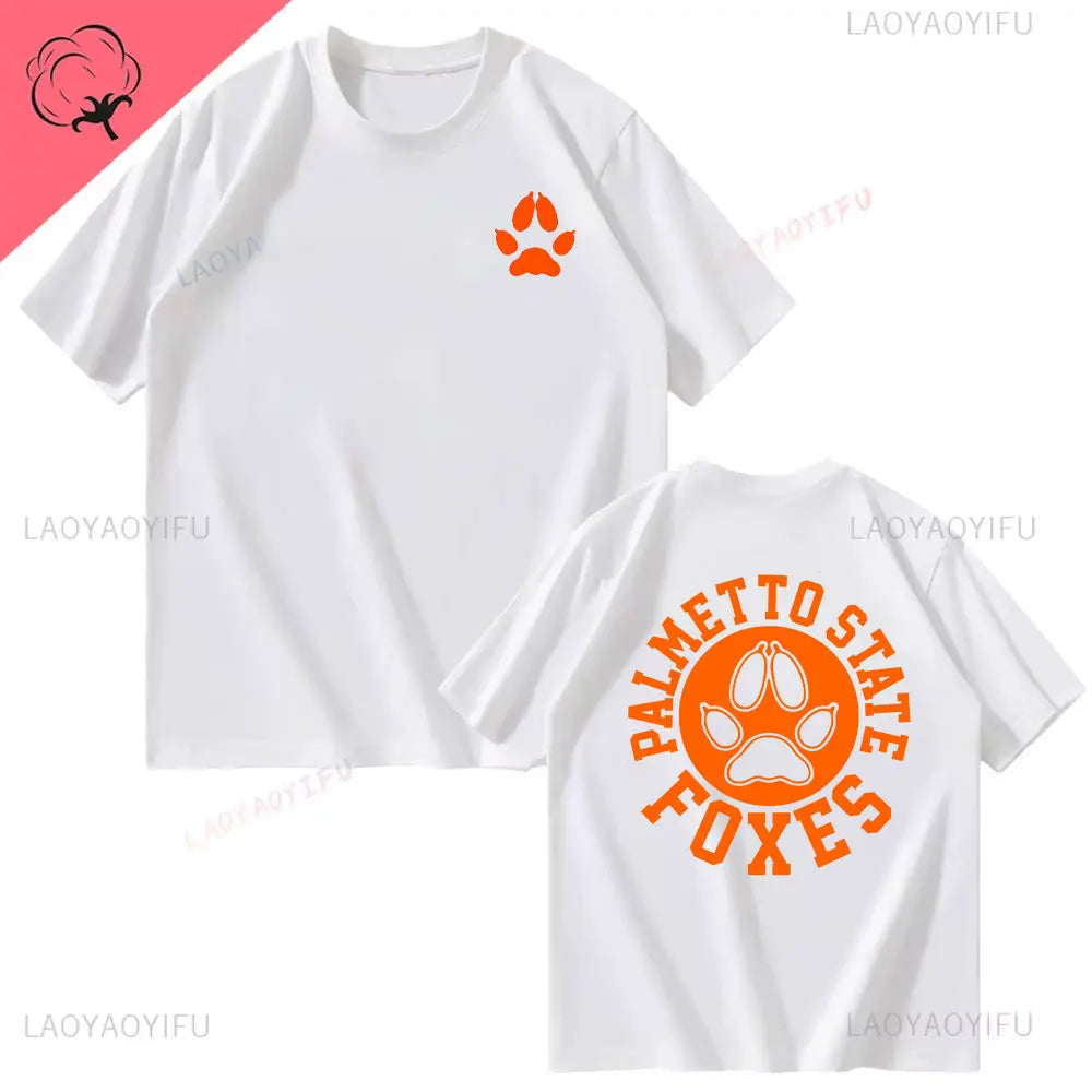 All for The Game Palmetto State Foxes Andrew Minyard Cotton High Quality EU Size Tops Men T-Shirt Y2k Unisex Harajuku Clothing
