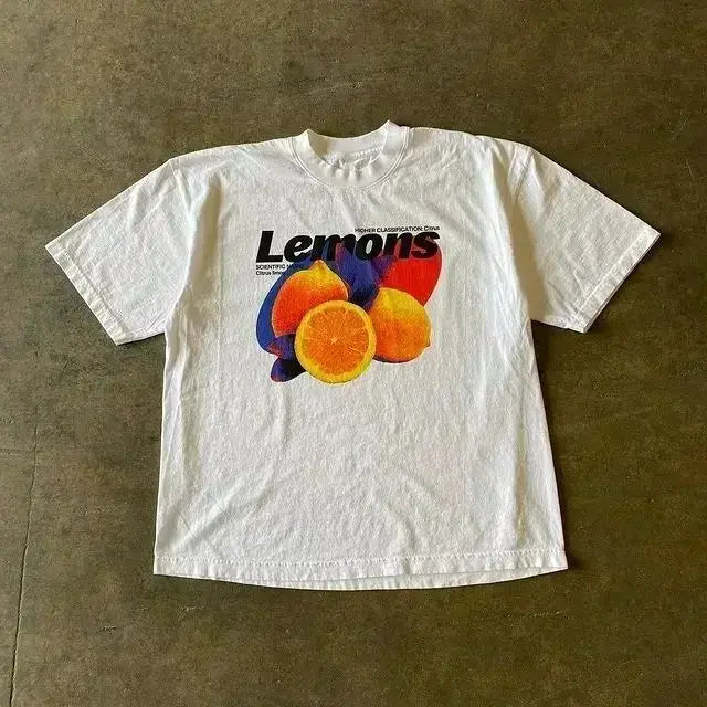 2000s Harajuku T Shirts Vintage Y2k Streetwear Gothic Harajuku Graphic T-shirts Retro Kawaii Printing Casual T-shirts Unisex