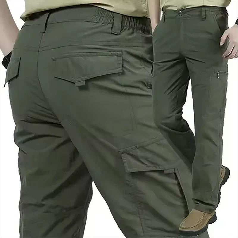 2023 Outdoor Waterproof Tactical Workwear Tactical Belt Mens Breathable Summer Casual Military Trousers Mens Quick Dry Trousers