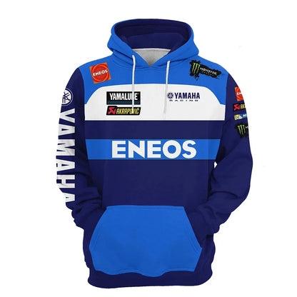 2026 Hot Selling Yamaha 3D Printed Hoodies, Spring and Autumn Men's and Women's Sweatshirts, Harajuku Street Jackets, Sports Top