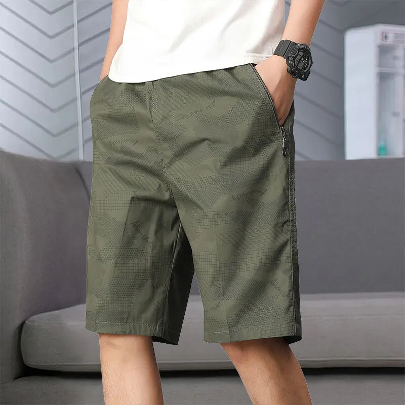 Mens Light Weight Sweat Shorts Oversized Casual Cotton Cargo Shorts Elastic Waist Drawstring Lounge Athletic Short with Pockets