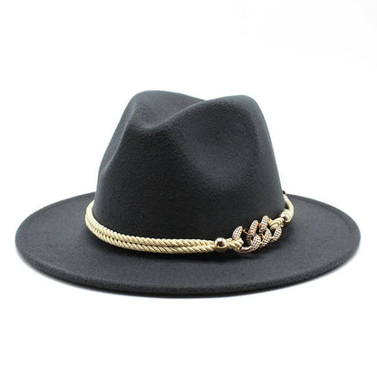 Fascinator White Fedora Hats For Women 59-61CM Big Size Men Party Church Wedding Cap Panama Felt Jazz Hats Gorras