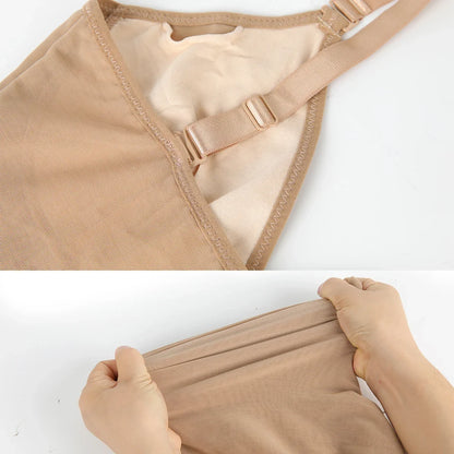 Women Built in bra Shapewear Camisole Tummy Control Body Shaper Slimming Underwear Compression Corset Bustier Tank Tops