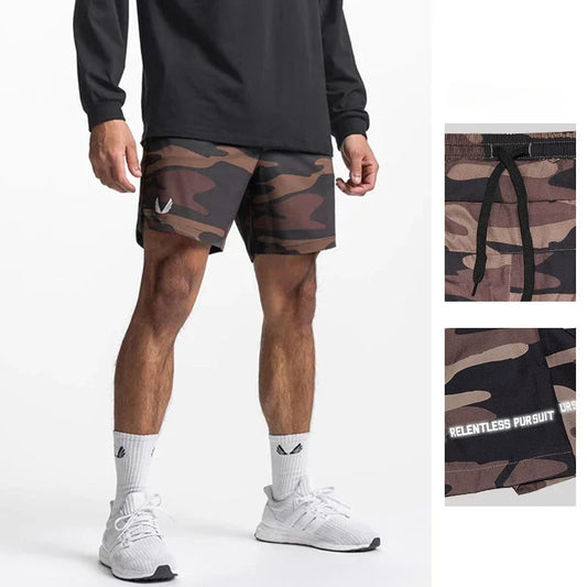 Men's Quick-Drying Shorts Summer Gym Workout Running Basketball Sports Breathable Slim Fit Casual Training Streetwear Fashion‌