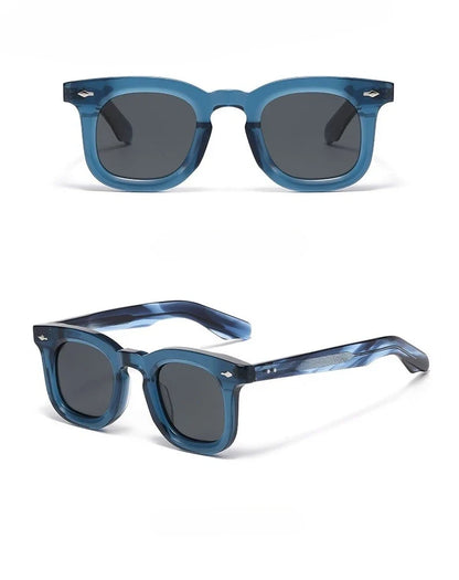 2025 Fashion Retro Handmade Acetate Women Polarized Sunglasses Outdoors UV Protection Men Sunglasses Support Prescription Lenses