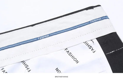 4 Colors 98% Cotton Casual Pants Men 2024 New Classic Style Straight Loose High Waist Elastic Trousers Male Brand Clothes