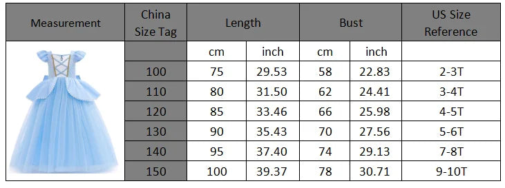 Elsa Anna Kid Princess Girls Dress Rapunzal  Kids Cosplay Halloween Vestidos Children Costume Birthday Party Dress