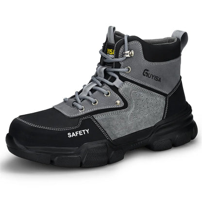 security boots for men work safety sneakers high quality Work shoes with steel toe anti slip anti puncture indestructible shoes