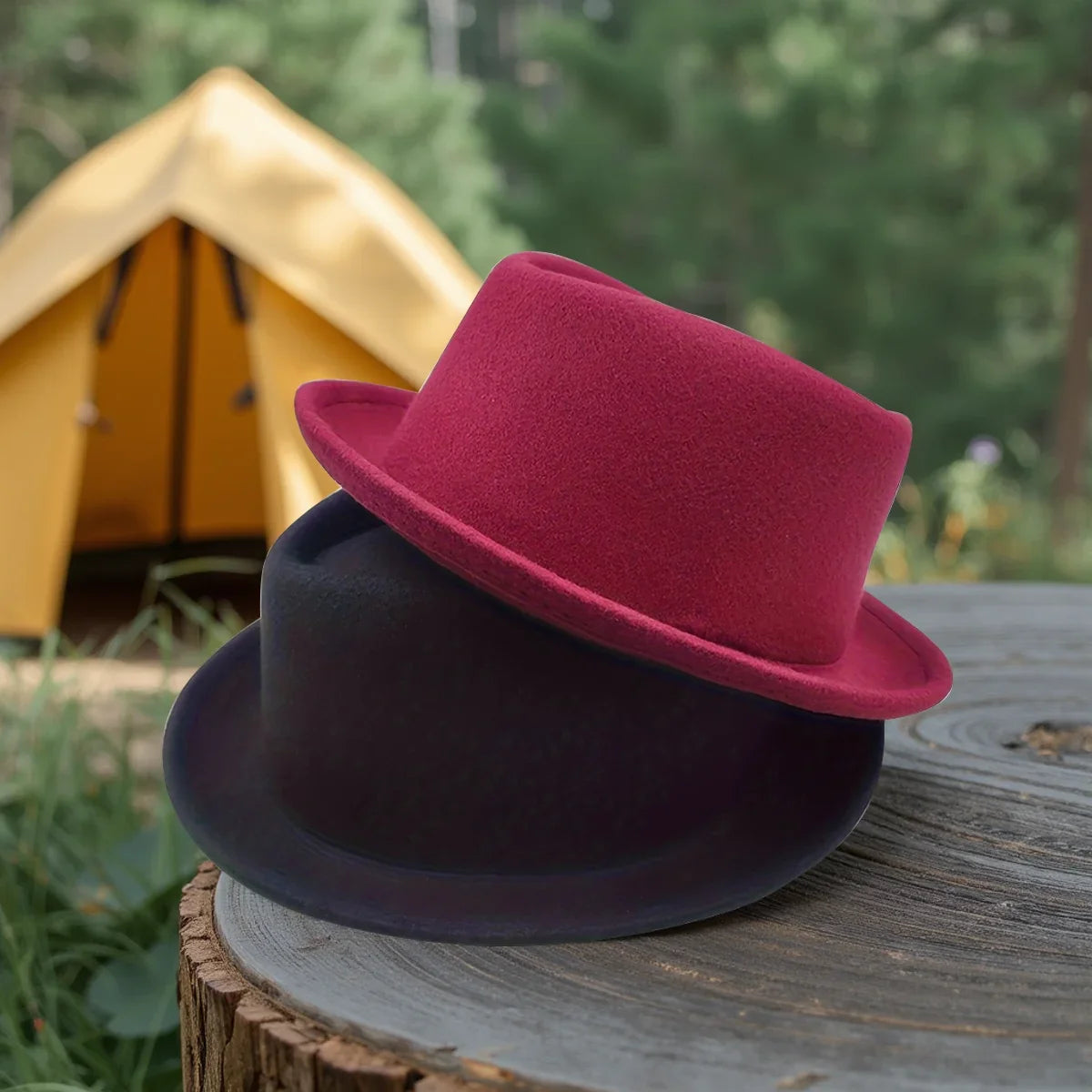 Men's small top hat retro jazz hat small brim fashionable and versatile