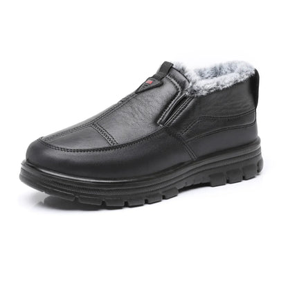 Winter Men's Boots New Plush Warm Waterproof Non Slip Cotton Boots Comfortable Outdoor Cold Proof Ankle Boots Botas Para Hombre