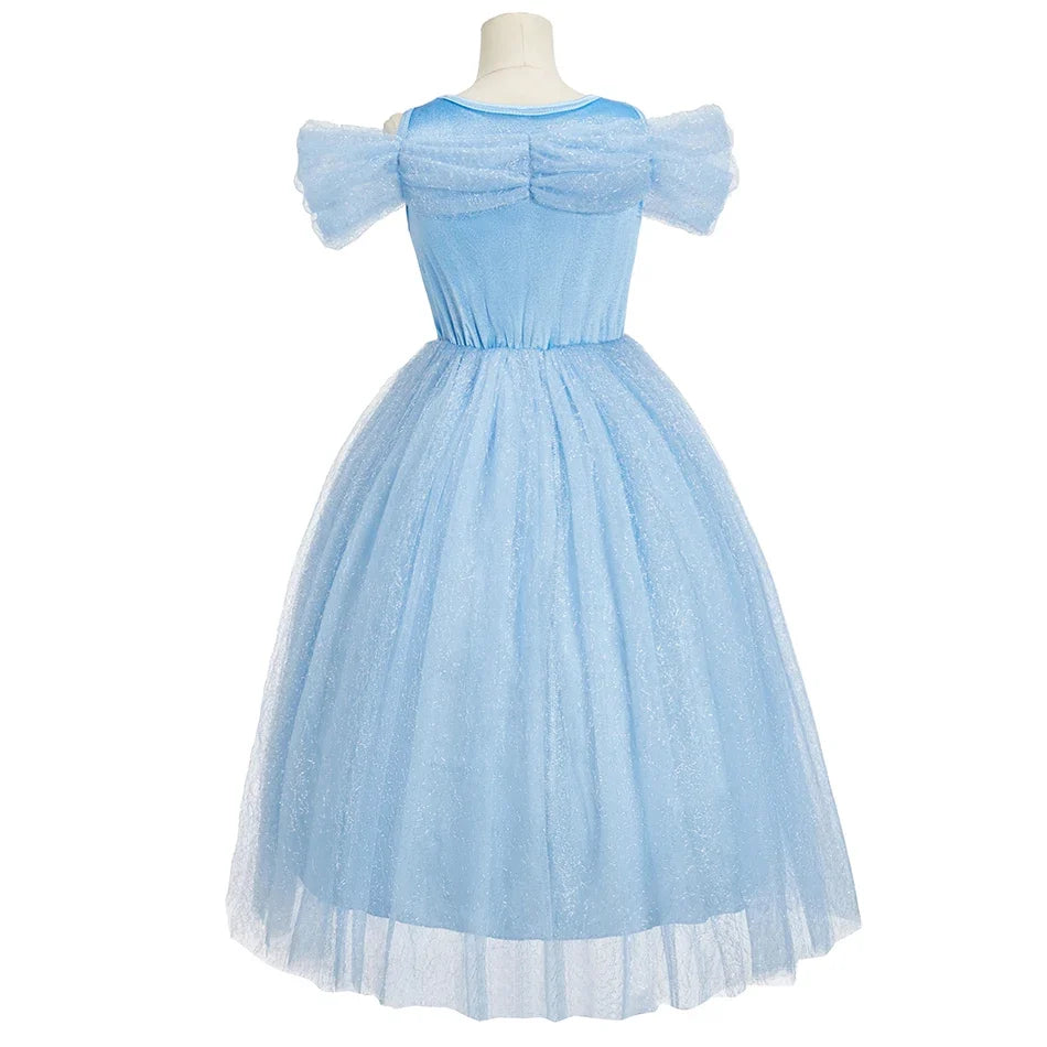 Kids Cinderella Dress Up Clothes Baby Girl Halloween Aurora Princess Dresses Child Birthday Party Little Rabbit Cosplay Costumes