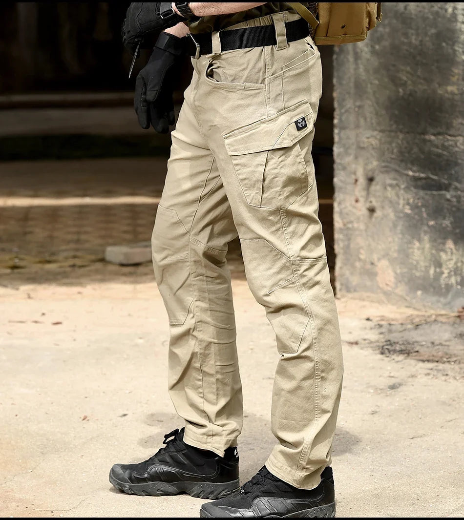 M3 Waterproof Tactical Hunting Pants Men  Special  Hiking Cargo Pants Multi Pocket Rip-stop Cotton Trousers