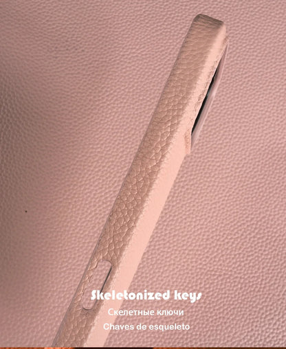 Luxury Magnetic Genuine Leather Case For iphone 17 Pro Max 16 15 14 13 12 11 for Magsafe Full Covered Phone Cases Back Cover